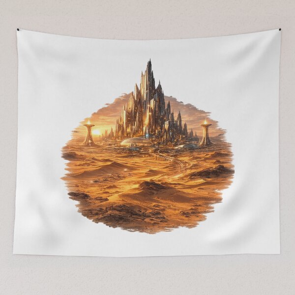 Item preview, Desert Future City designed and sold by creativezoneco.