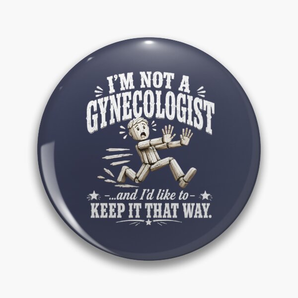 Item preview, Im Not a Gynecologist: Funny Wooden Puppet Vintage Humor designed and sold by ShadowArtEG.