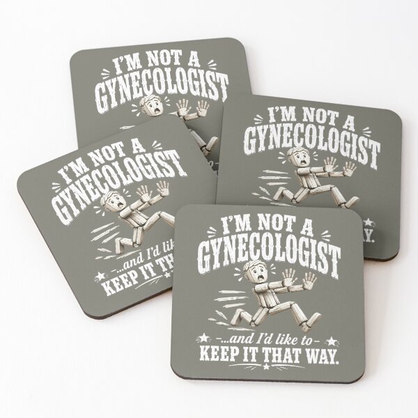 Item preview, Im Not a Gynecologist: Funny Wooden Puppet Vintage Humor designed and sold by ShadowArtEG.