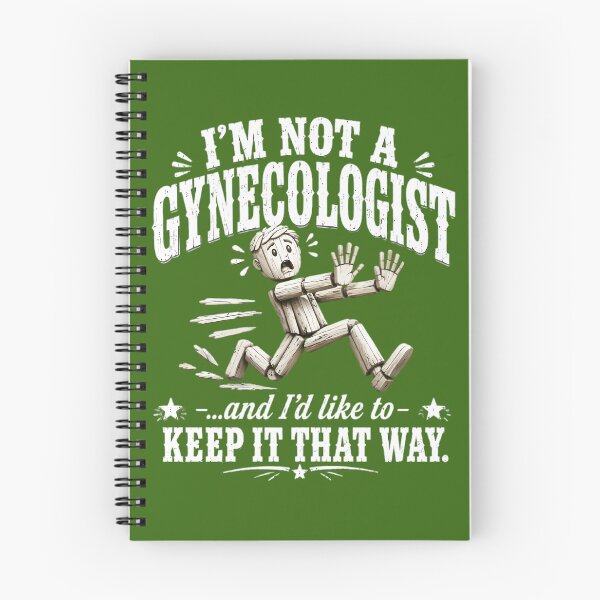 Item preview, Im Not a Gynecologist: Funny Wooden Puppet Vintage Humor designed and sold by ShadowArtEG.