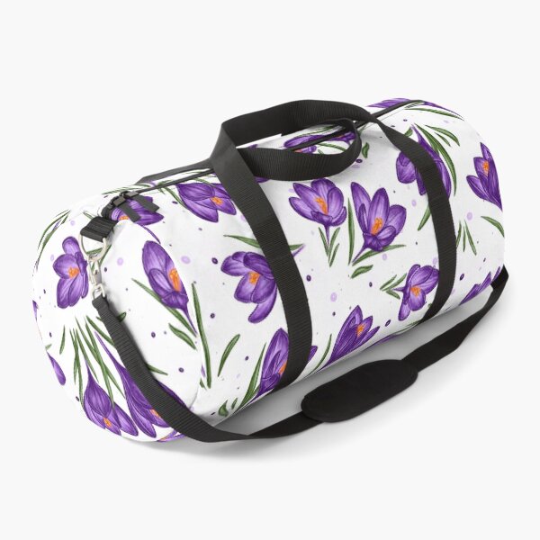 Item preview,  crocuses, wildflowers, floral pattern, purple flowers, spring purple crocuses, garden, wild plants, nature conservation designed and sold by ArtbySvetik.