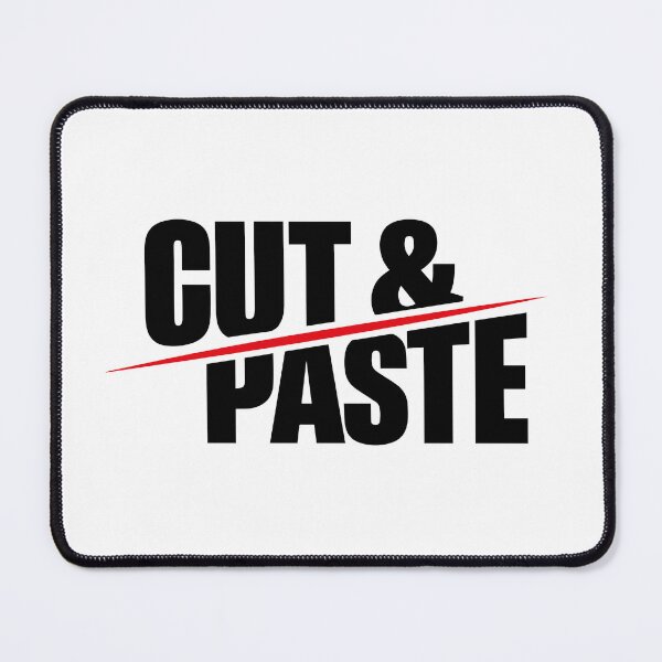 Item preview, Cut and Paste Video Editing Typography designed and sold by teeperfect.