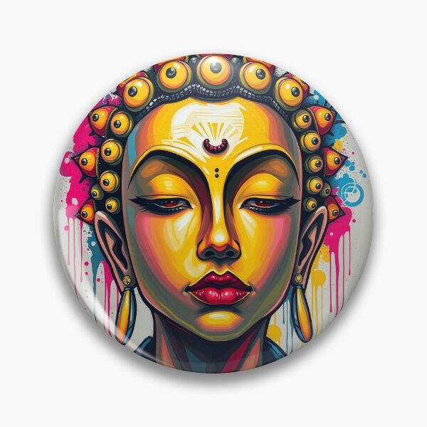 Artikelvorschau, «Buddha im Pop-Art-Stil mit Street-Art-Elementen» entworfen und verkauft von BoomPoster.