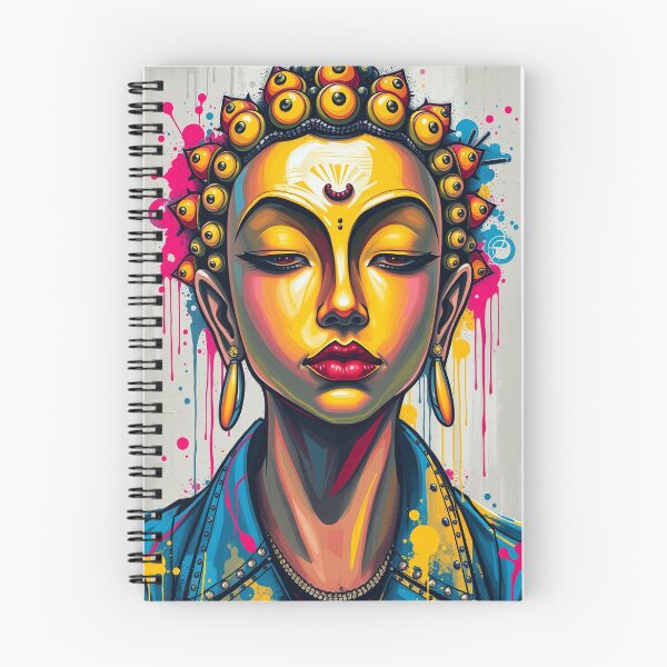Item preview, «Pop-art style Buddha with street-art elements» designed and sold by  BoomPoster.