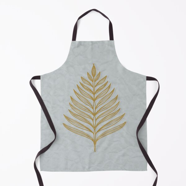 Item preview, Minimalist Fern Leaf in Gold with 3D Shadow Effect, Fine Art Print designed and sold by Diseño que alegran tu día.