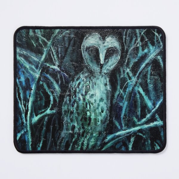 Item preview, Owl in University Of Maryland bAutumn Leaves designed and sold by Rishstrethphoto.