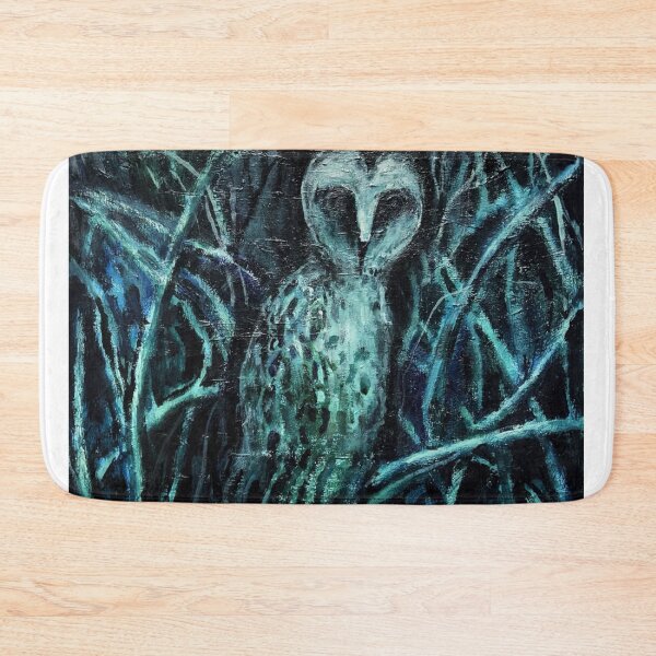 Item preview, Owl in University Of Maryland bAutumn Leaves designed and sold by Rishstrethphoto.