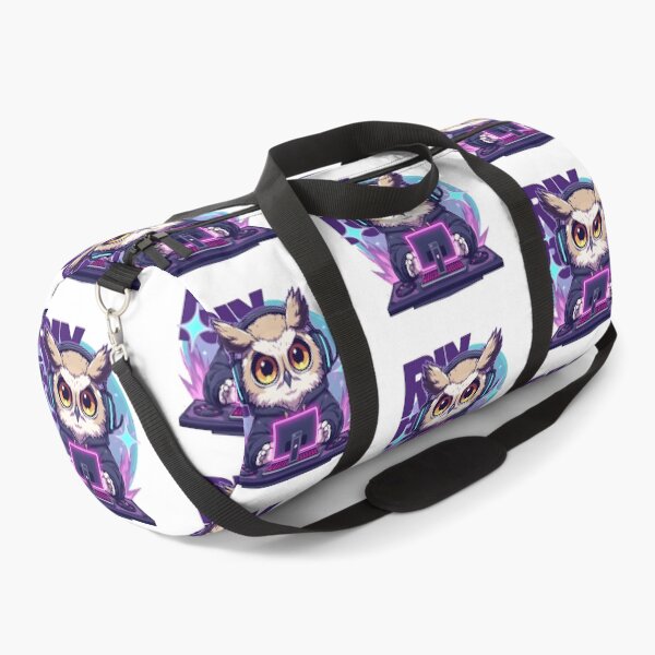 Item preview, Cute Gamer Owl Sticker | Kawaii Gaming Owl with RGB Headset | Anime Owl Gamer Illustration designed and sold by dreamz-world.