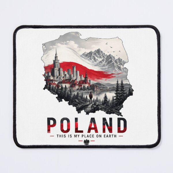 Item preview, Poland – This Is My Place on Earth designed and sold by JMDG Studio.