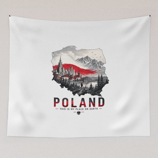Item preview, Poland – This Is My Place on Earth designed and sold by JMDG Studio.