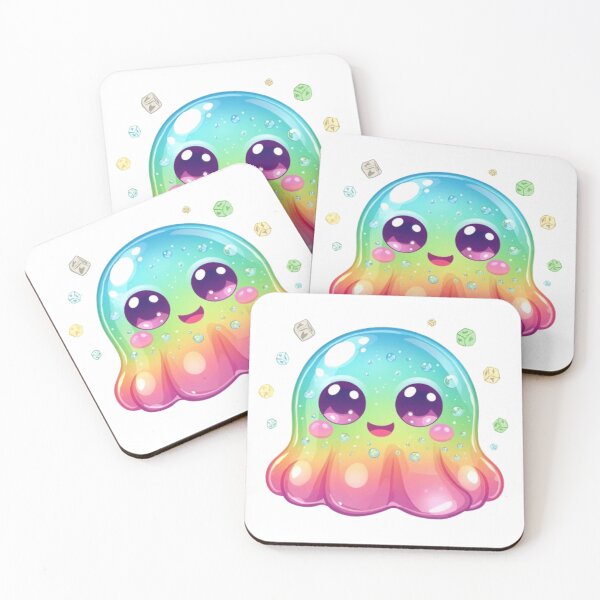 Item preview, Cute Jelly Bean Monster Sticker | Colorful Kawaii Monster Graphic Design designed and sold by Stylestickers55.
