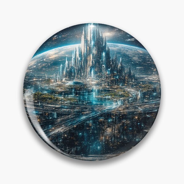 Item preview, Space Station City designed and sold by creativezoneco.