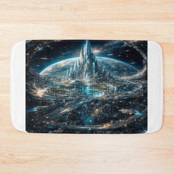 Item preview, Space Station City designed and sold by creativezoneco.
