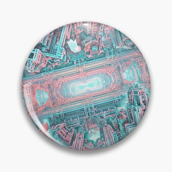 Aperçu de l'œuvre Fractal cityscape créée et vendue par TrezeTreze.