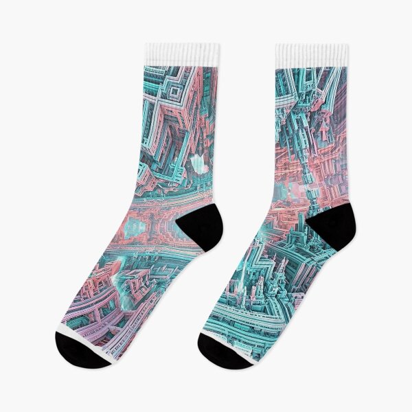 Aperçu de l'œuvre Fractal cityscape créée et vendue par TrezeTreze.