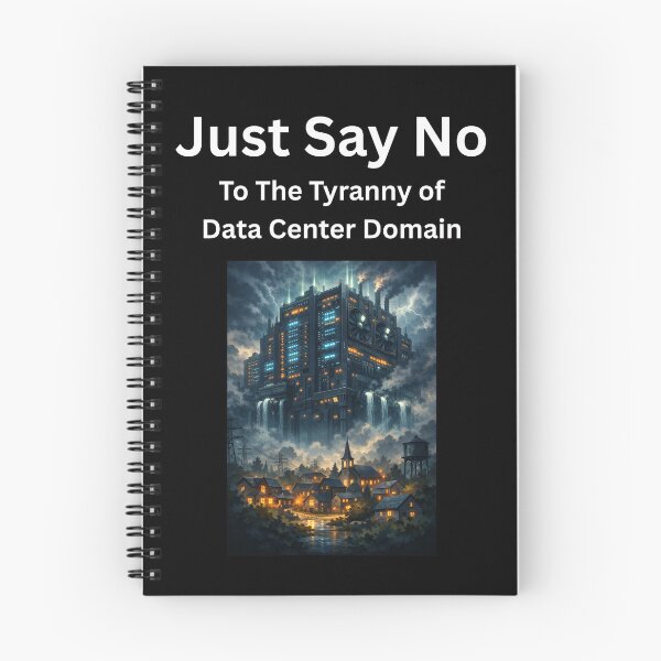 Item preview, Just Say No to the Tyranny of Data Center Domain designed and sold by Tws-Tees.
