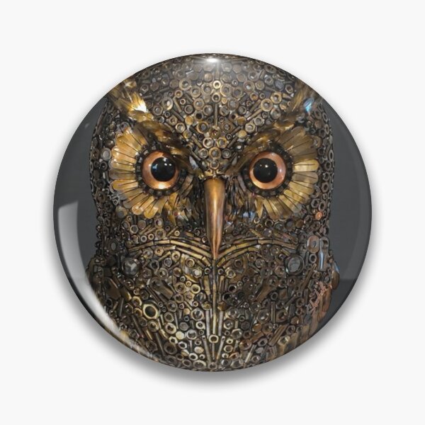 Item preview, Golden University Of Maryland aOwl with Regal Feathers designed and sold by Rishstrethphoto.