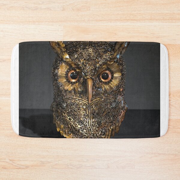 Item preview, Golden University Of Maryland aOwl with Regal Feathers designed and sold by Rishstrethphoto.