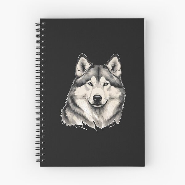 Item preview, Geometric Husky - Modern Pet Art designed and sold by Tklezardesigns.