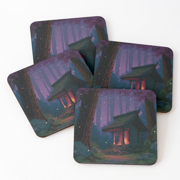 Item preview, Forest Shrine At Dusk Pixel Art designed and sold by Rtymer.