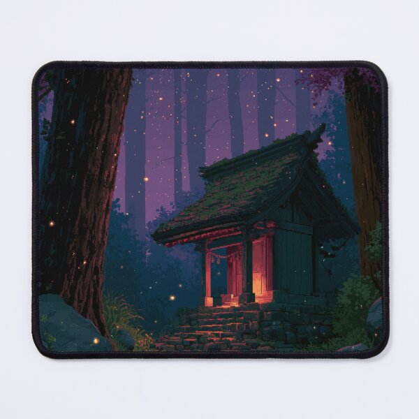 Item preview, Forest Shrine At Dusk Pixel Art designed and sold by Rtymer.