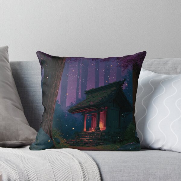 Item preview, Forest Shrine At Dusk Pixel Art designed and sold by Rtymer.