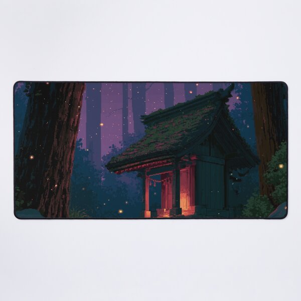 Item preview, Forest Shrine At Dusk Pixel Art designed and sold by Rtymer.