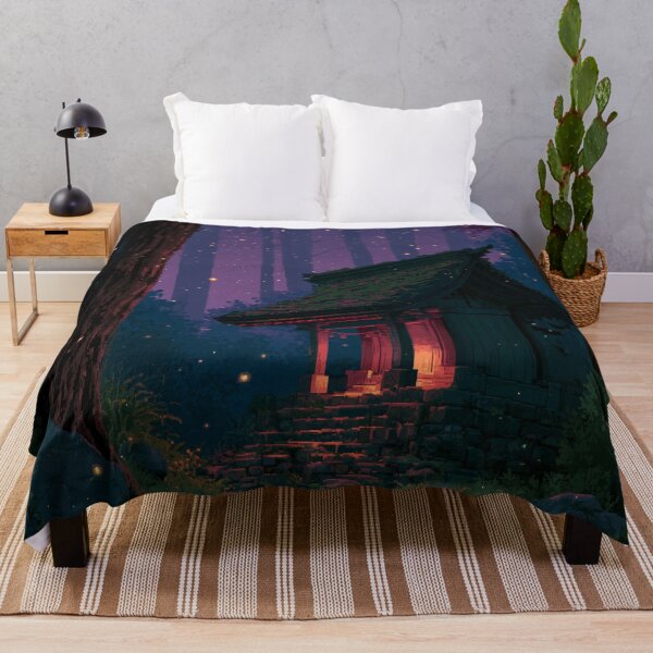 Item preview, Forest Shrine At Dusk Pixel Art designed and sold by Rtymer.