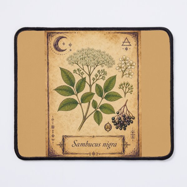 Item preview, Sambucus nigra – Witchy Herbarium Collector’s Edition designed and sold by JOANNASKAH.