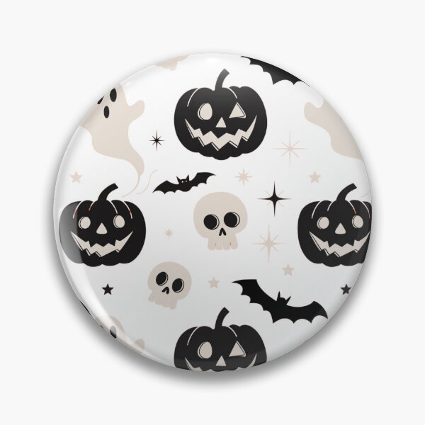 Item preview, Cute Halloween Pattern of Ghosts, Pumpkins, Bats and Skulls for Kids designed and sold by DariaOltes.