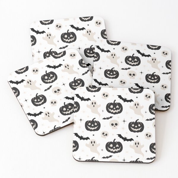Item preview, Cute Halloween Pattern of Ghosts, Pumpkins, Bats and Skulls for Kids designed and sold by DariaOltes.