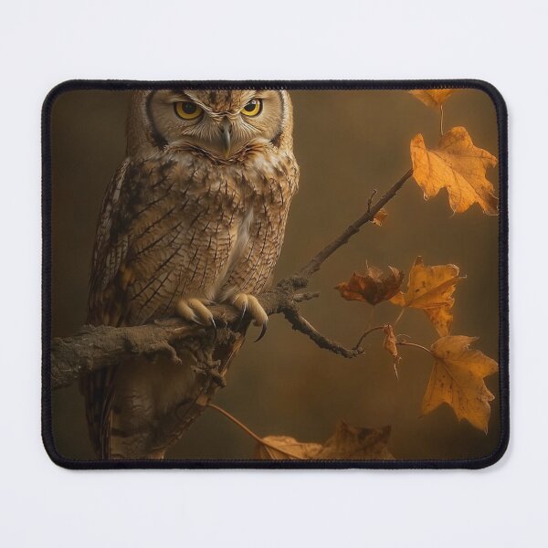 Item preview, Owl University Of Maryland with Moonlit Wings designed and sold by Rishstrethphoto.