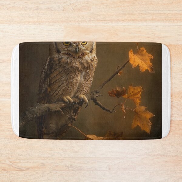 Item preview, Owl University Of Maryland with Moonlit Wings designed and sold by Rishstrethphoto.