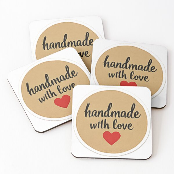 Item preview, Handmade with Love - Round Circle Label designed and sold by sadedream.