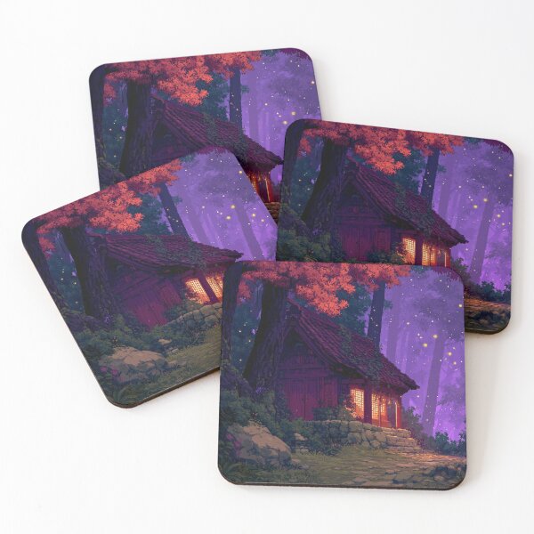 Item preview, Forest Shrine At Dusk Pixel Art designed and sold by Rtymer.