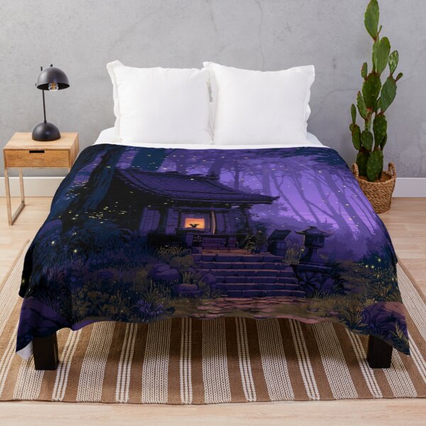 Item preview, Forest Shrine At Dusk Pixel Art designed and sold by Rtymer.