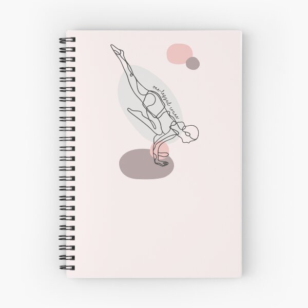 Item preview, One-Legged Crane Pose - Yoga Line Art Series designed and sold by TheThankfulTyne.