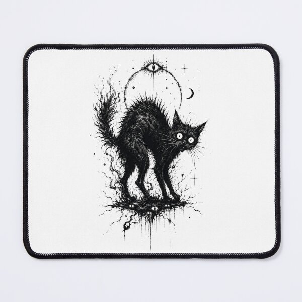 Item preview, Spooked Cat From Hell designed and sold by Merch Mann.