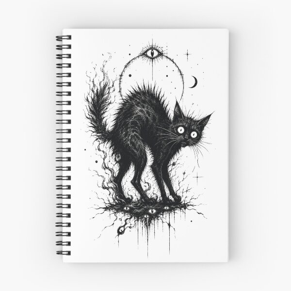 Item preview, Spooked Cat From Hell designed and sold by Merch Mann.