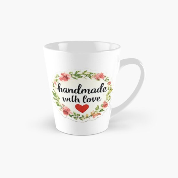 Item preview, Handmade with Love - Floral Wreath Round Label designed and sold by sadedream.