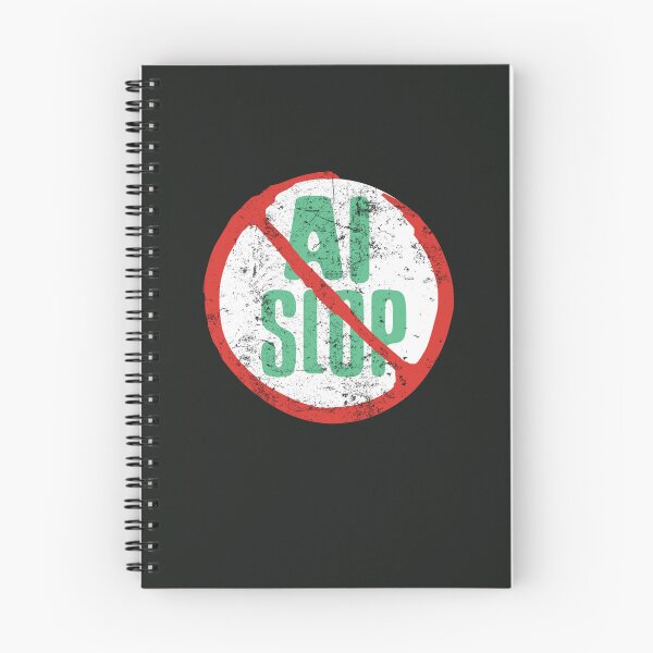 Item preview, No AI Logo / Anti-AI Symbol - SLOP designed and sold by Frank J. Art.