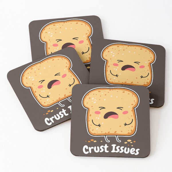 Item preview,   Funny Toast Bread Pun - Crust Issues designed and sold by Skryp-art.