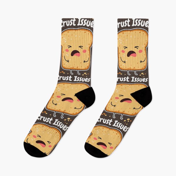 Item preview,   Funny Toast Bread Pun - Crust Issues designed and sold by Skryp-art.