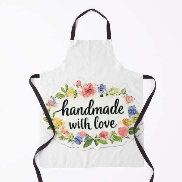 Item preview, Handmade with Love - Oval Shape Craft Floral Wreath Label designed and sold by sadedream.