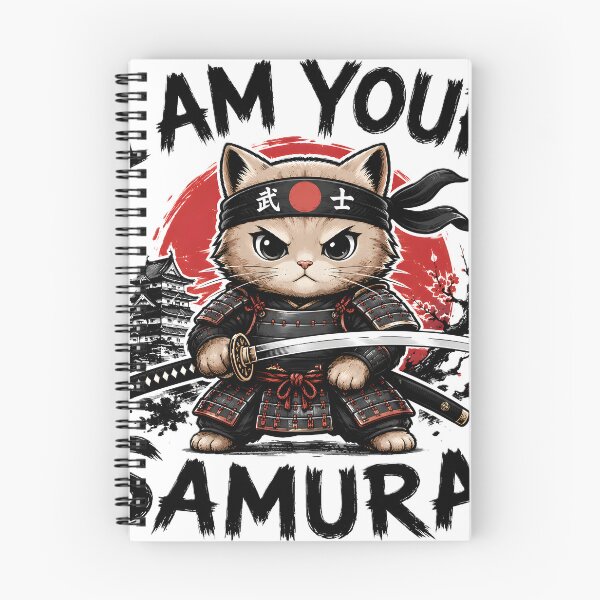 Item preview, Samurai cat designed and sold by ZiemSynd.