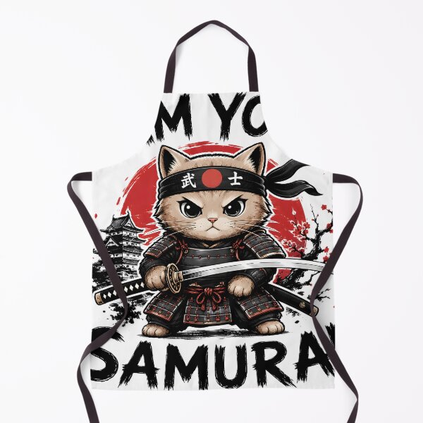 Item preview, Samurai cat designed and sold by ZiemSynd.
