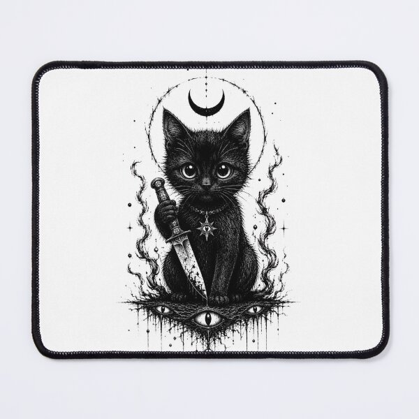 Item preview, Demonic Cat From Hell designed and sold by Merch Mann.