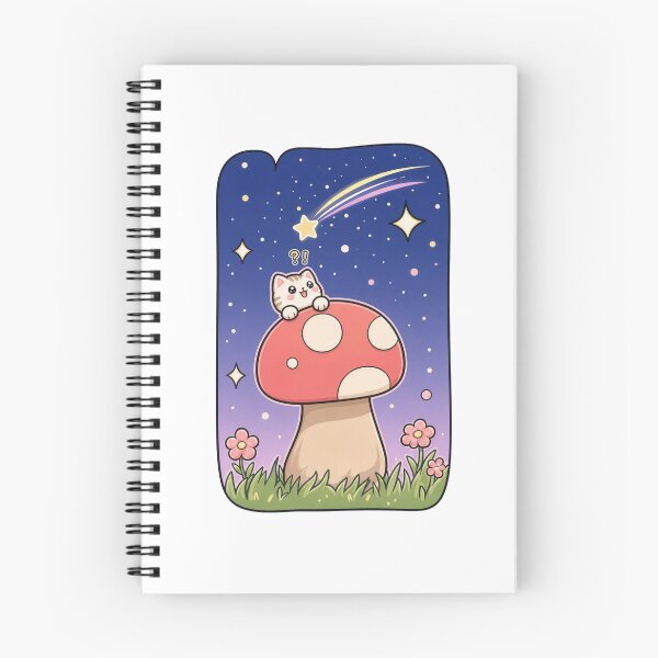 Item preview, Kitty and shooting star designed and sold by Kitty-and-Cat.