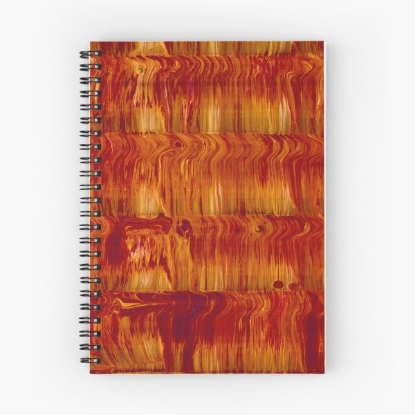 Item preview, Molten Amber Waves – Abstract Fire and Copper Ripple Pattern designed and sold by BuckaBaby.