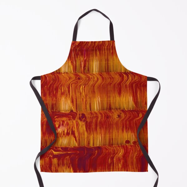 Item preview, Molten Amber Waves – Abstract Fire and Copper Ripple Pattern designed and sold by BuckaBaby.